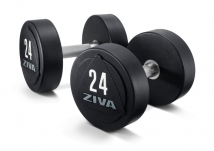 Гантели уретановые ZIVA ZVO-DBPU-1644-GY 16 кг (пара)